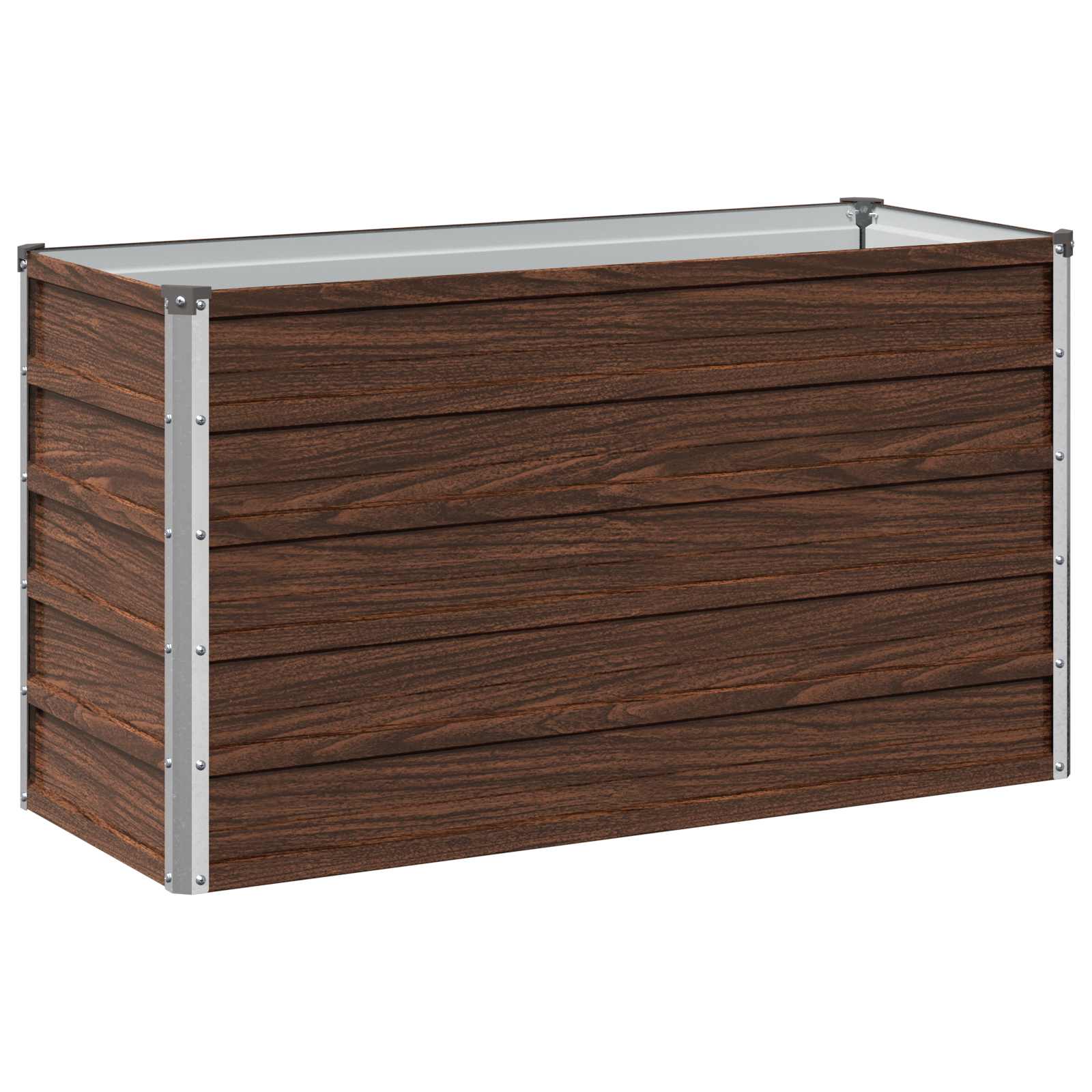 vidaXL Podniesione Łóżko Ogrodowe Czarny 100 x 40 x 55 cm
