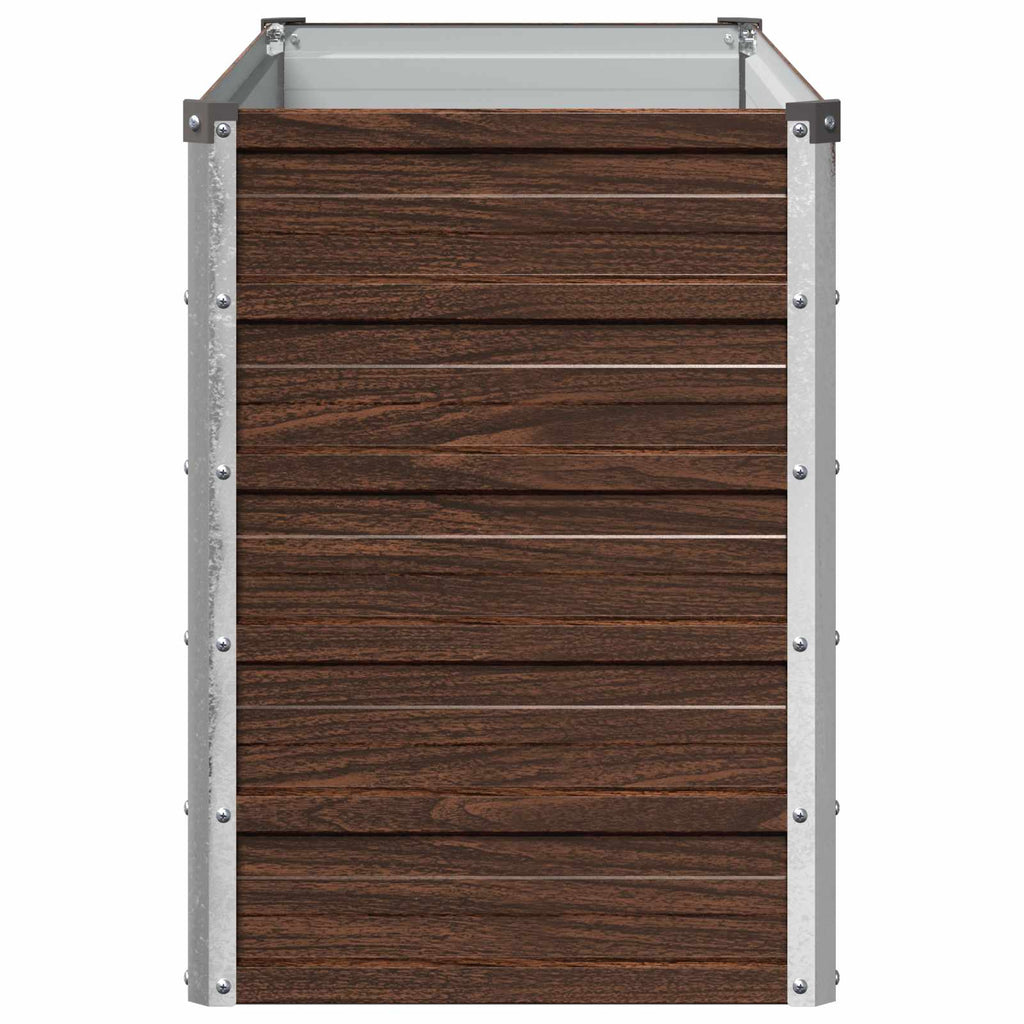 vidaXL Podniesione Łóżko Ogrodowe Czarny 100 x 40 x 55 cm
