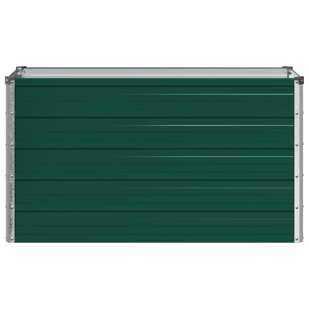 vidaXL Podniesione Łóżko Ogrodowe zielony 100 x 40 x 55 cm