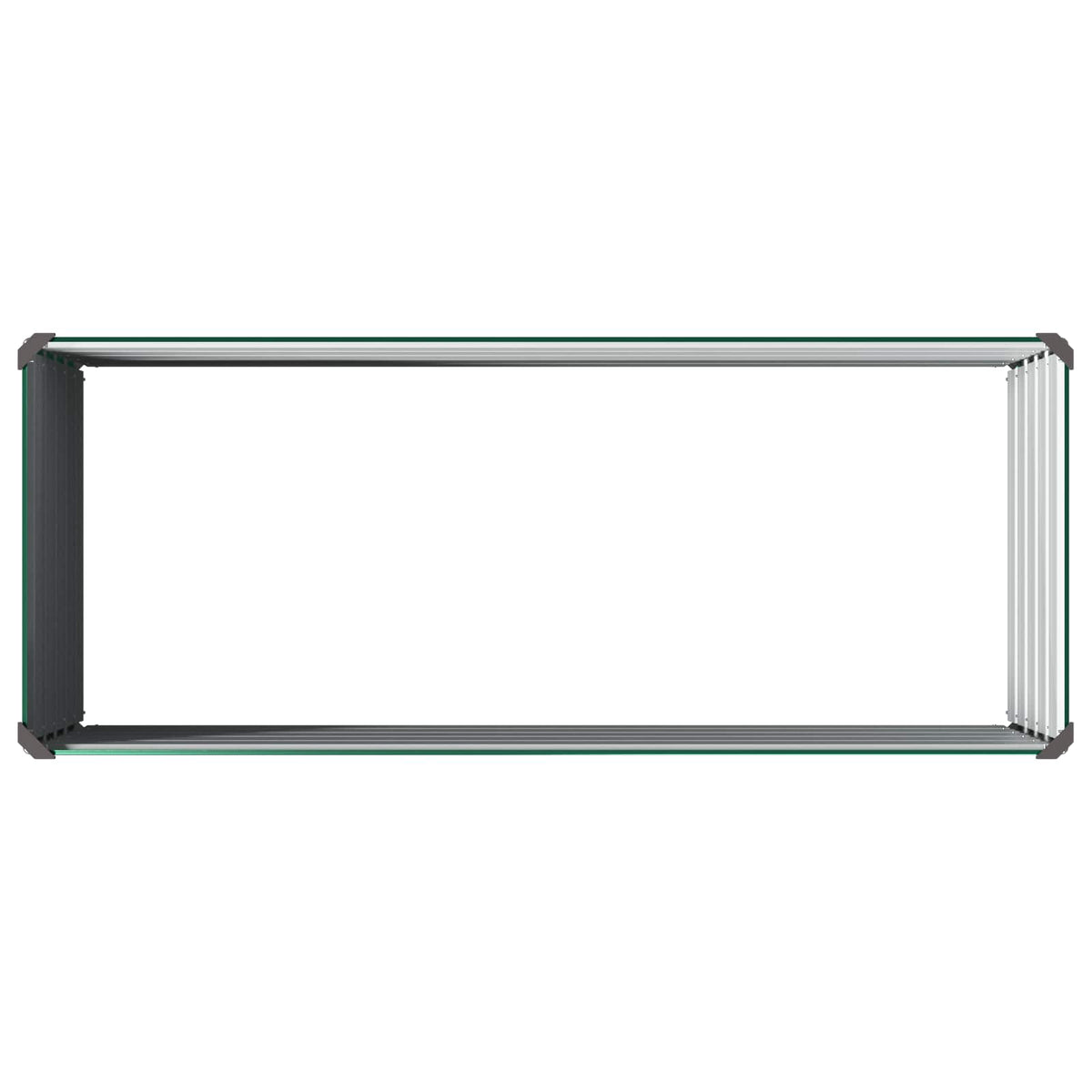 vidaXL Podniesione Łóżko Ogrodowe zielony 100 x 40 x 55 cm