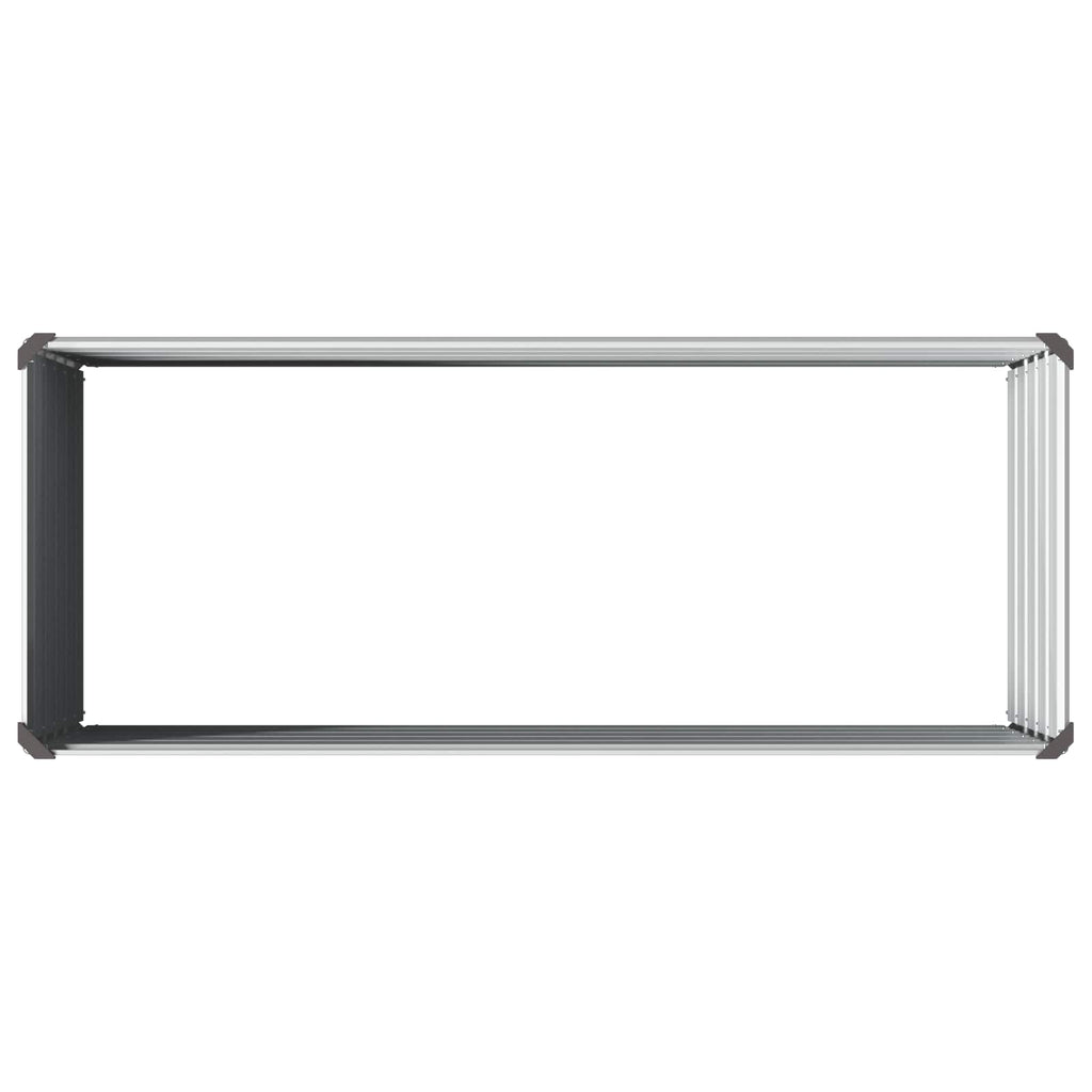 vidaXL Podniesione Łóżko Ogrodowe Szary 100 x 40 x 55 cm