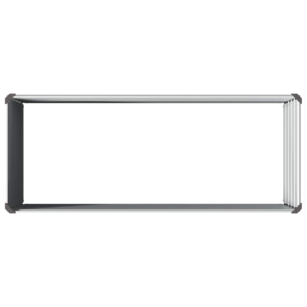 vidaXL Podniesione Łóżko Ogrodowe Szary 100 x 40 x 55 cm