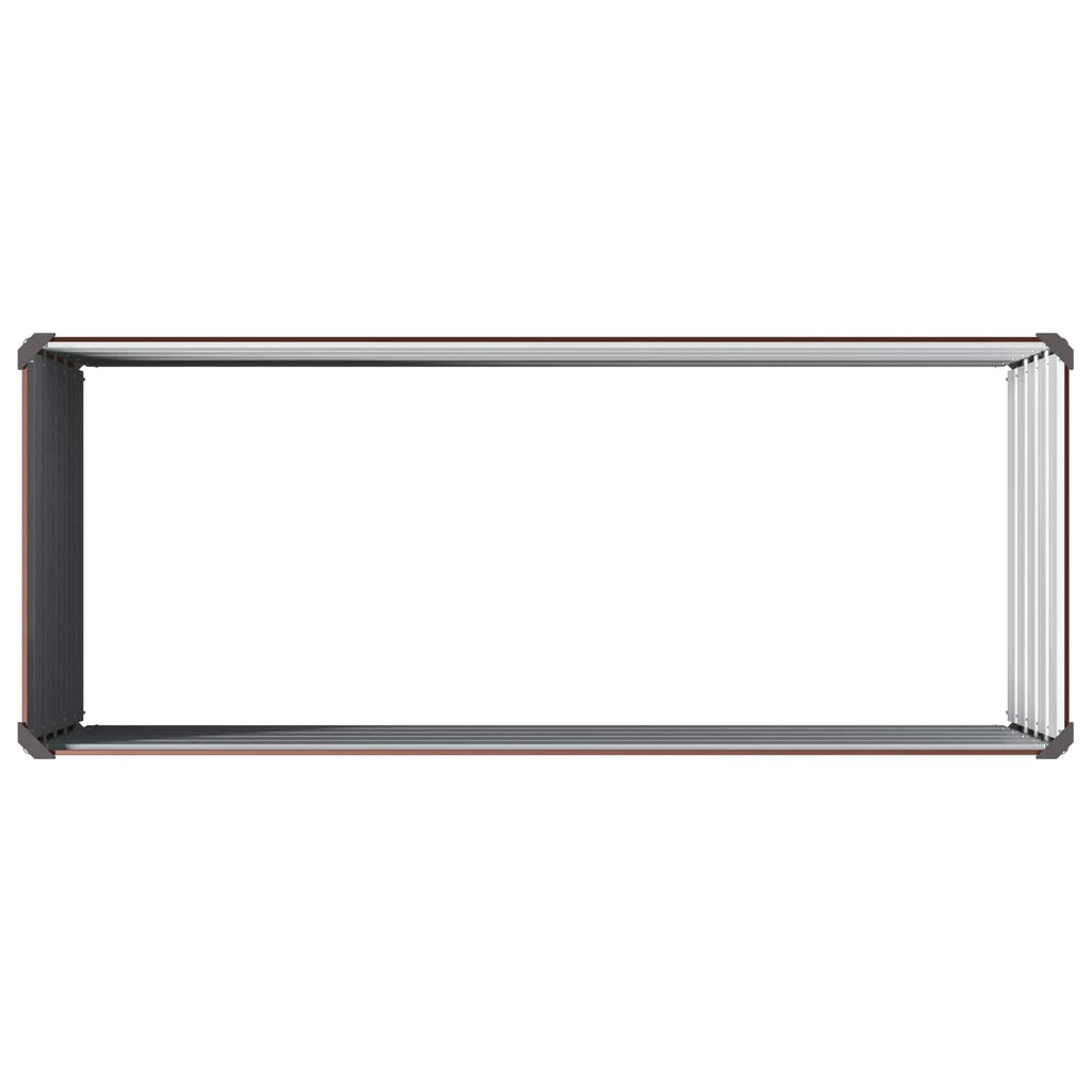 vidaXL Podniesione Łóżko Ogrodowe brązowy 100 x 40 x 55 cm