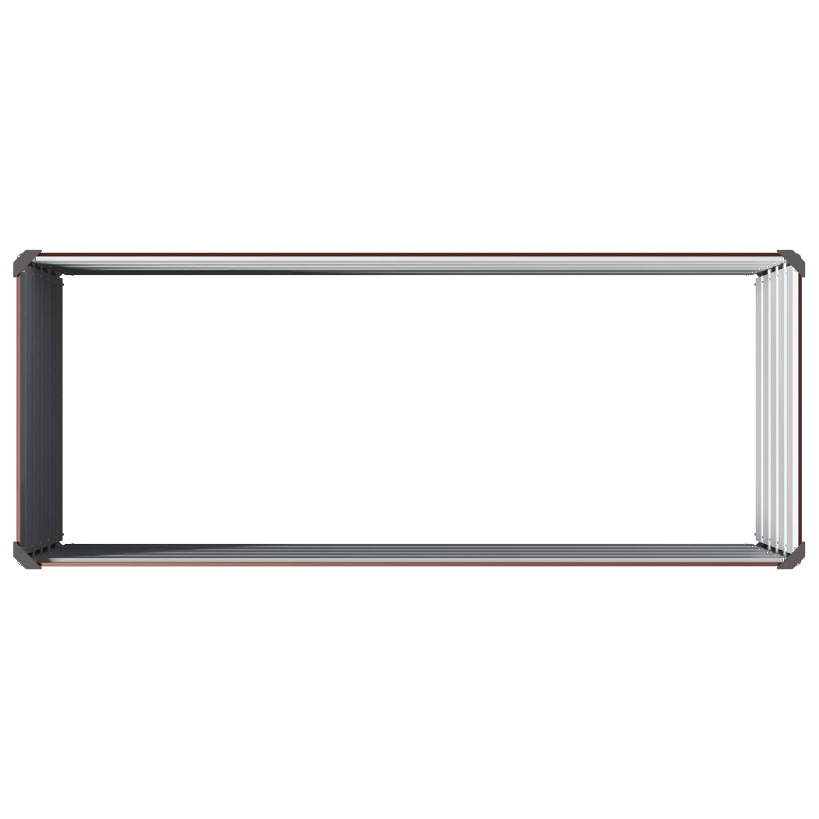 vidaXL Podniesione Łóżko Ogrodowe brązowy 100 x 40 x 55 cm