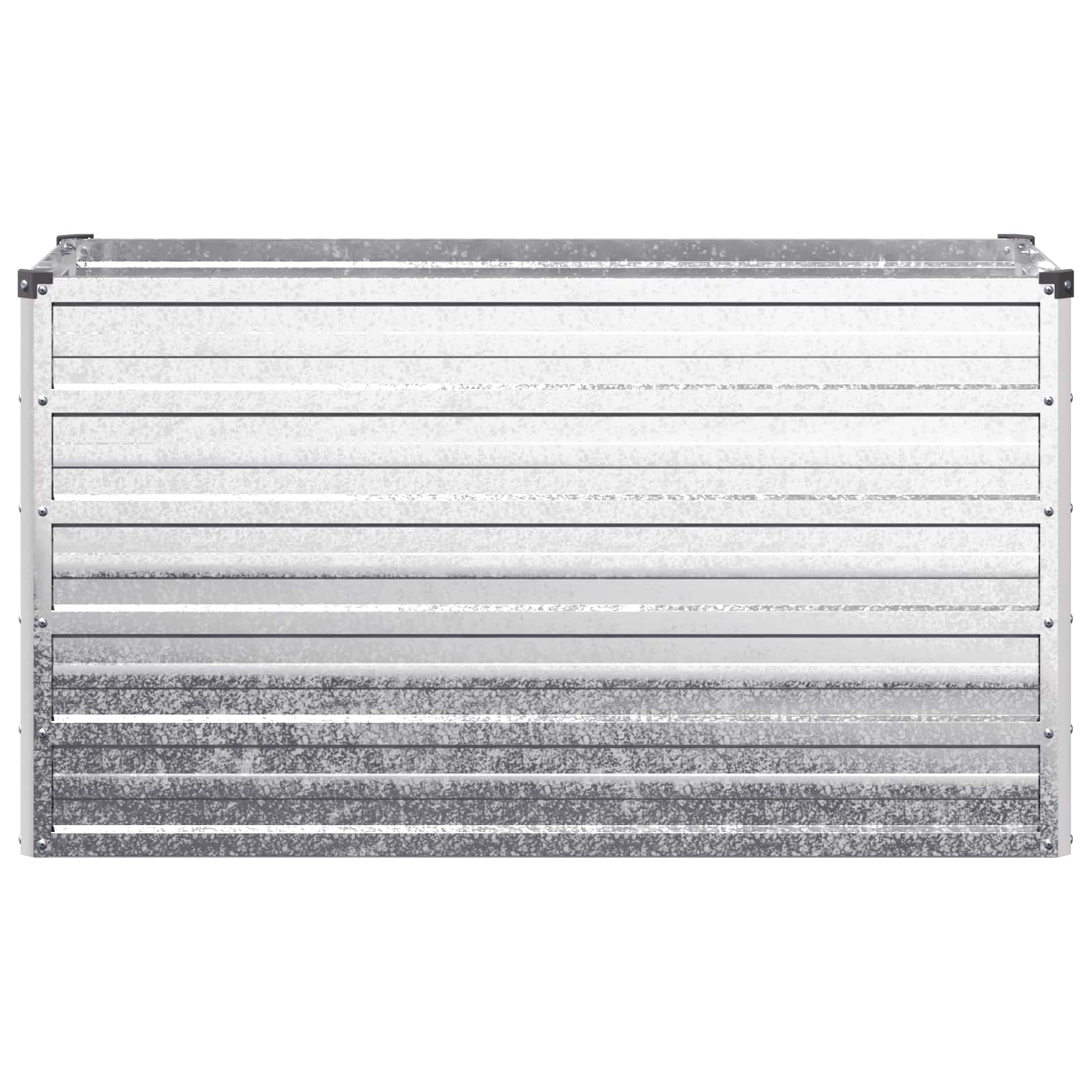 vidaXL Podniesione Łóżko Ogrodowe srebrny 100 x 40 x 55 cm Ocynkowany