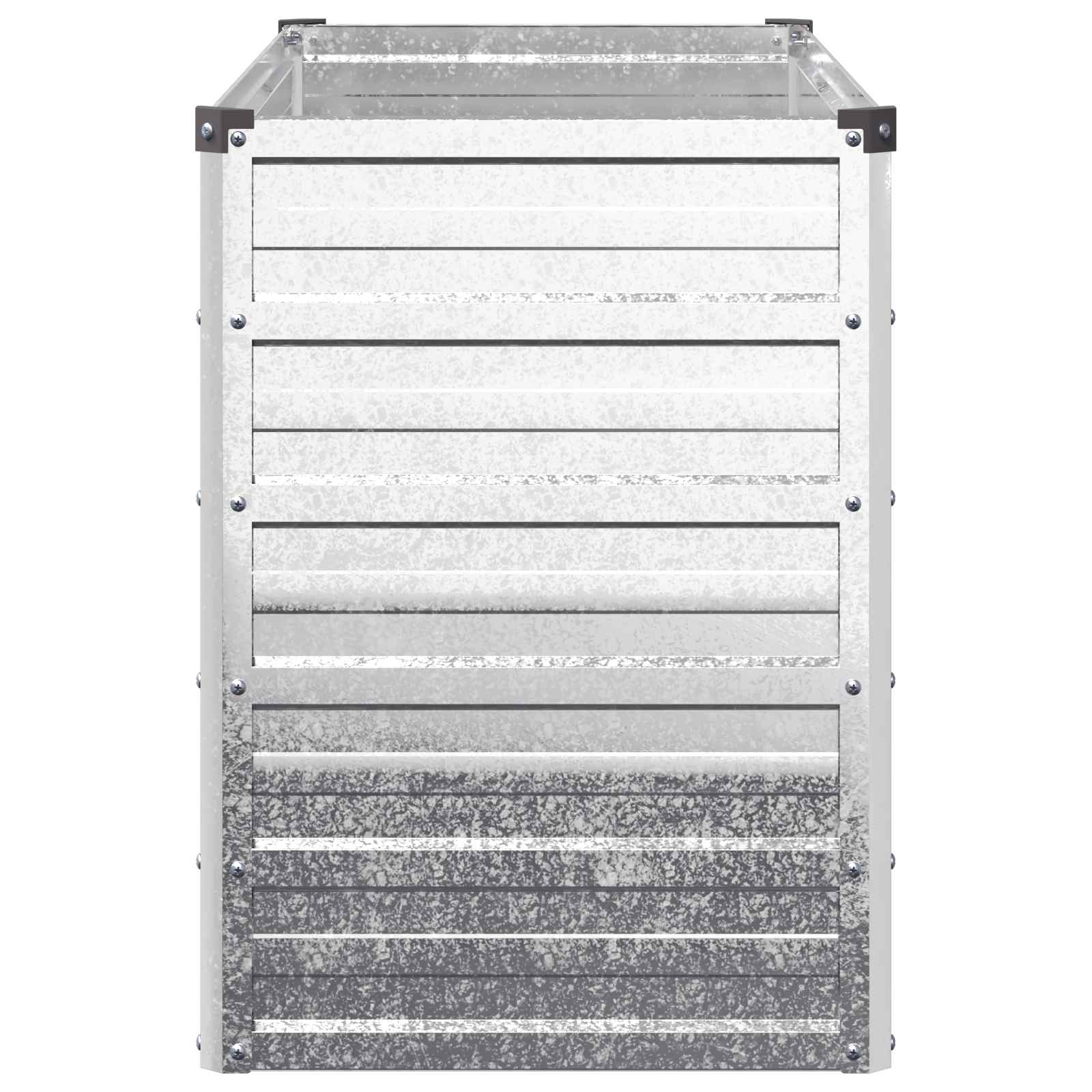 vidaXL Podniesione Łóżko Ogrodowe srebrny 100 x 40 x 55 cm Ocynkowany