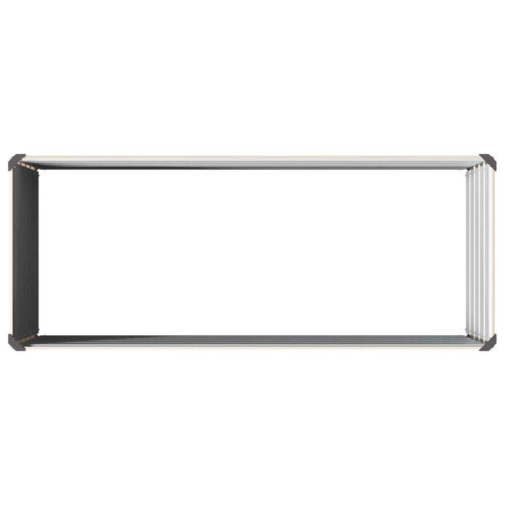 vidaXL Podniesione Łóżko Ogrodowe Kość słoniowa 100 x 40 x 55 cm