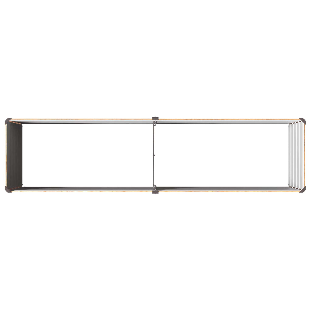 vidaXL Podniesione Łóżko Ogrodowe Brązowy Drewno 160 x 40 x 55 cm