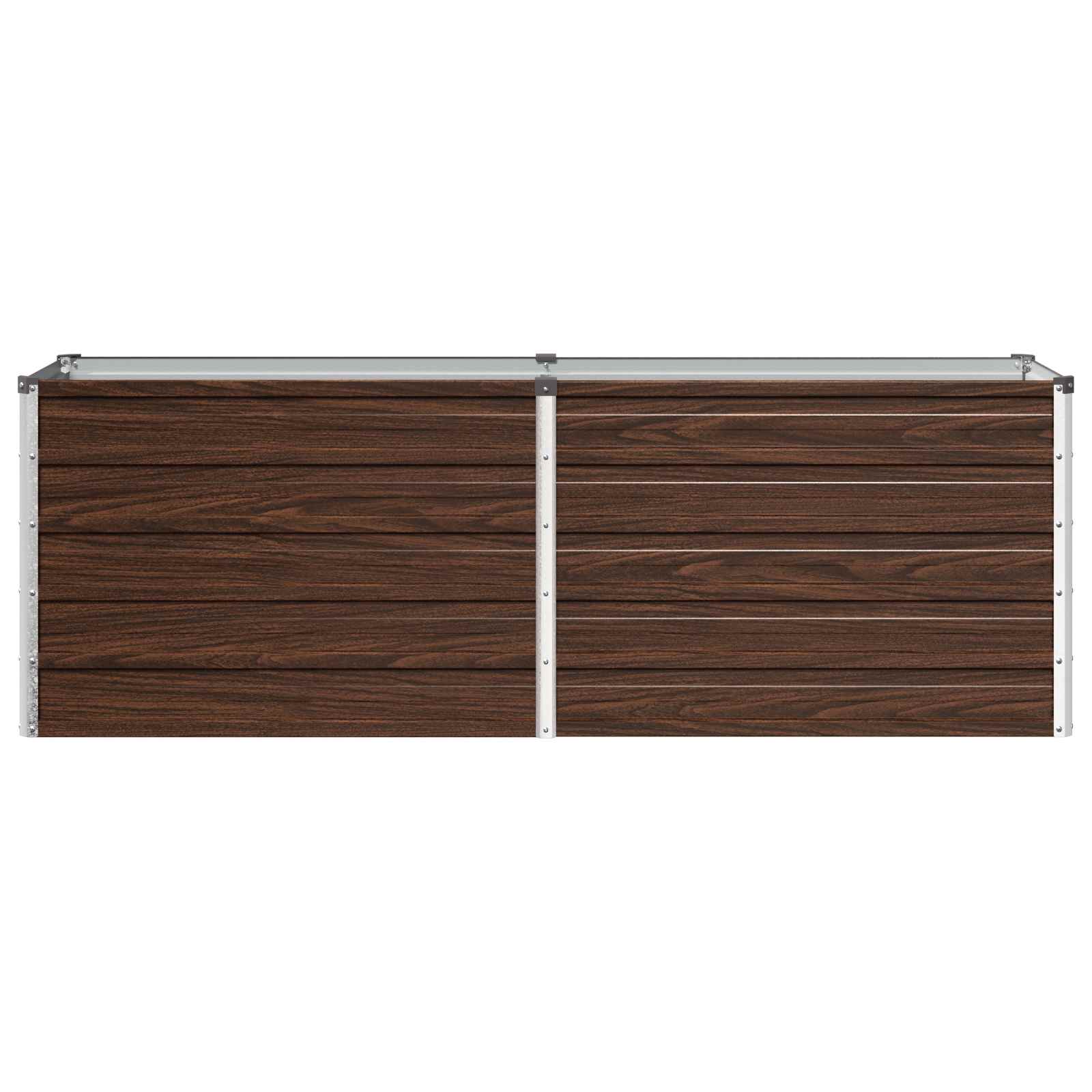 vidaXL Podniesione Łóżko Ogrodowe Czarny 160 x 40 x 55 cm