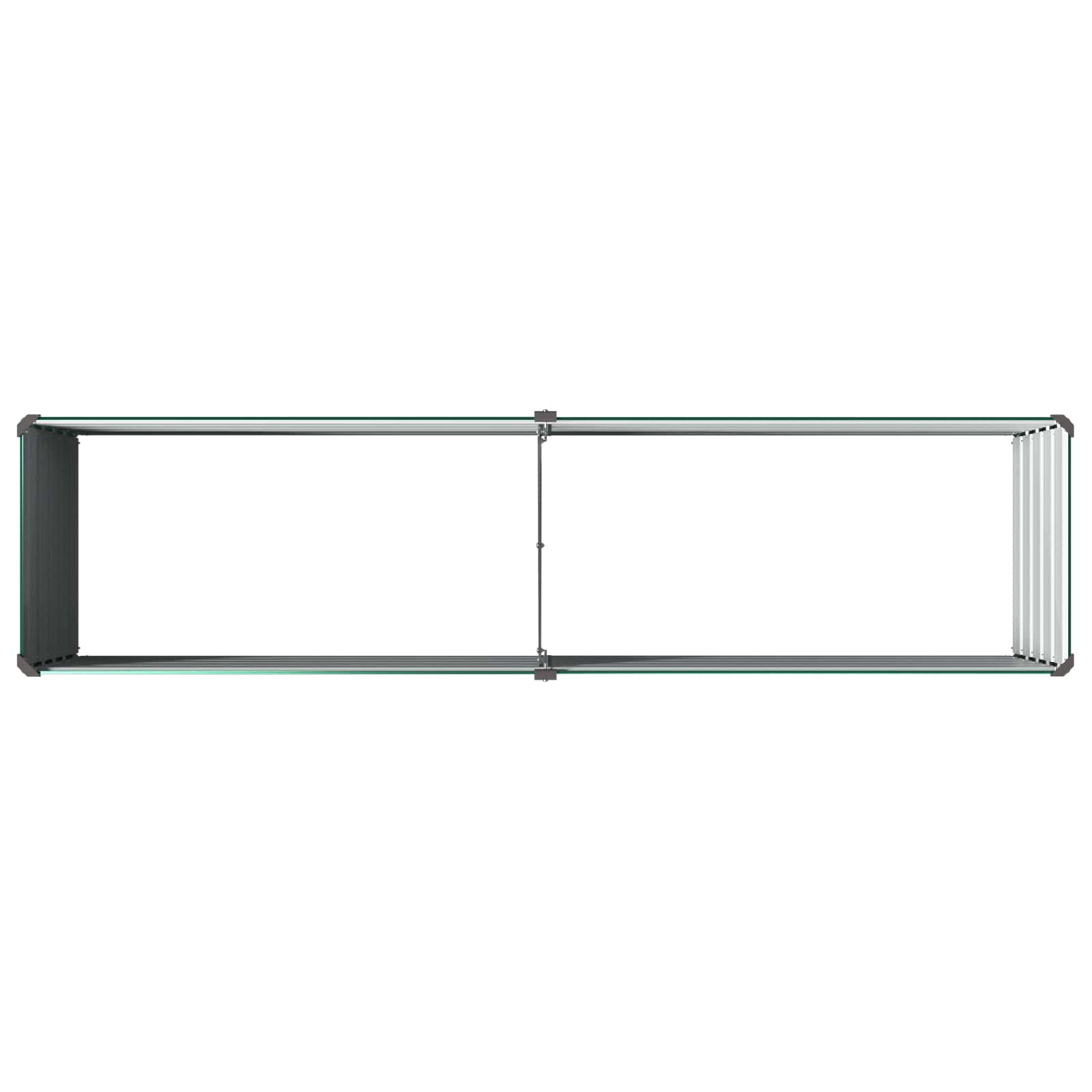 vidaXL Podniesione Łóżko Ogrodowe zielony 160 x 40 x 55 cm