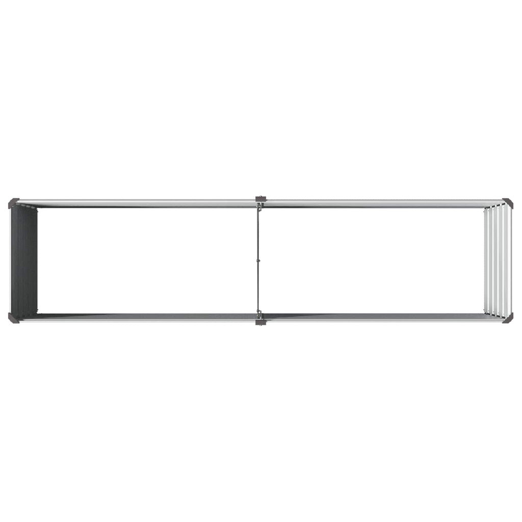 vidaXL Podniesione Łóżko Ogrodowe Szary 160 x 40 x 55 cm