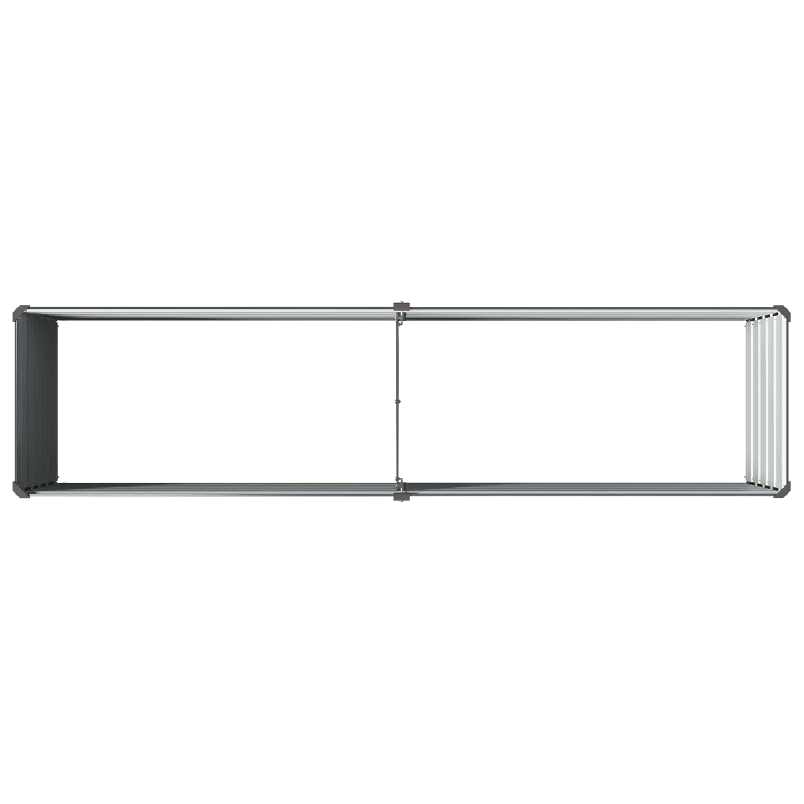 vidaXL Podniesione Łóżko Ogrodowe antracytowy 160 x 40 x 55 cm