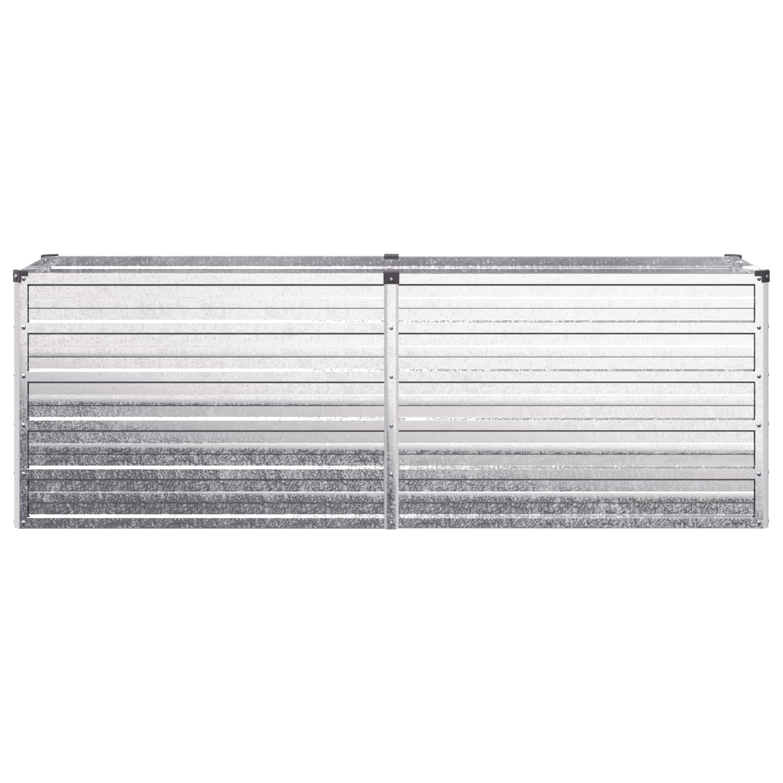 vidaXL Podniesione Łóżko Ogrodowe srebrny 160 x 40 x 55 cm Ocynkowany