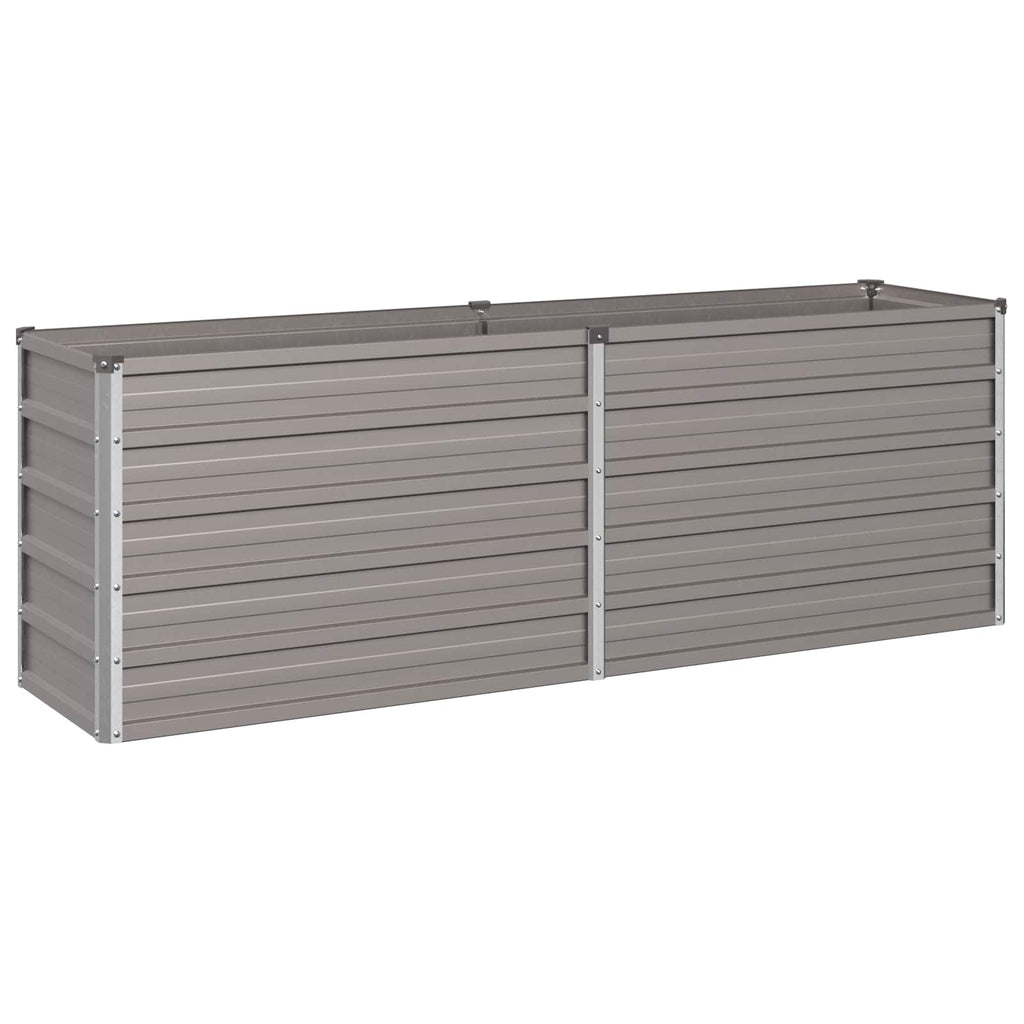 vidaXL Podniesione Łóżko Ogrodowe Rdzawy 160 x 40 x 55 cm tektura
