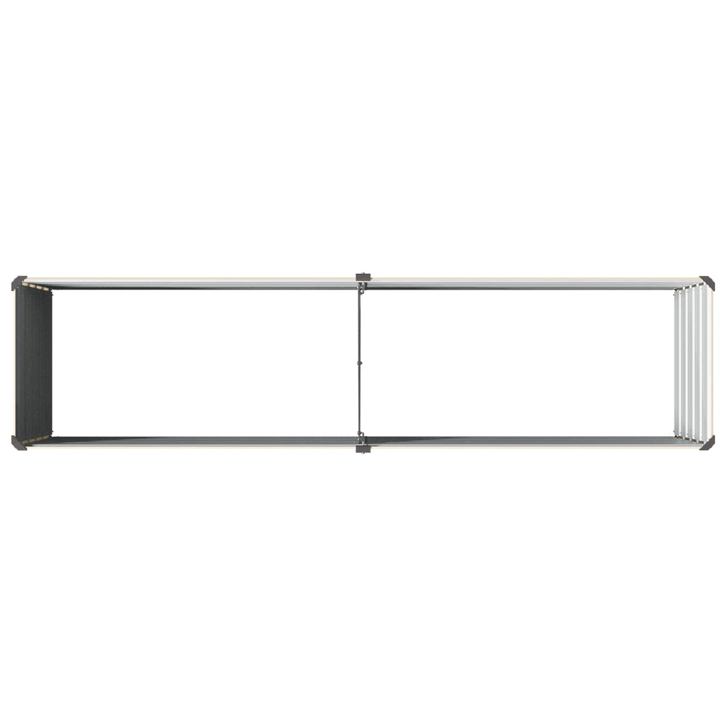 vidaXL Podniesione Łóżko Ogrodowe Kość słoniowa 160 x 40 x 55 cm