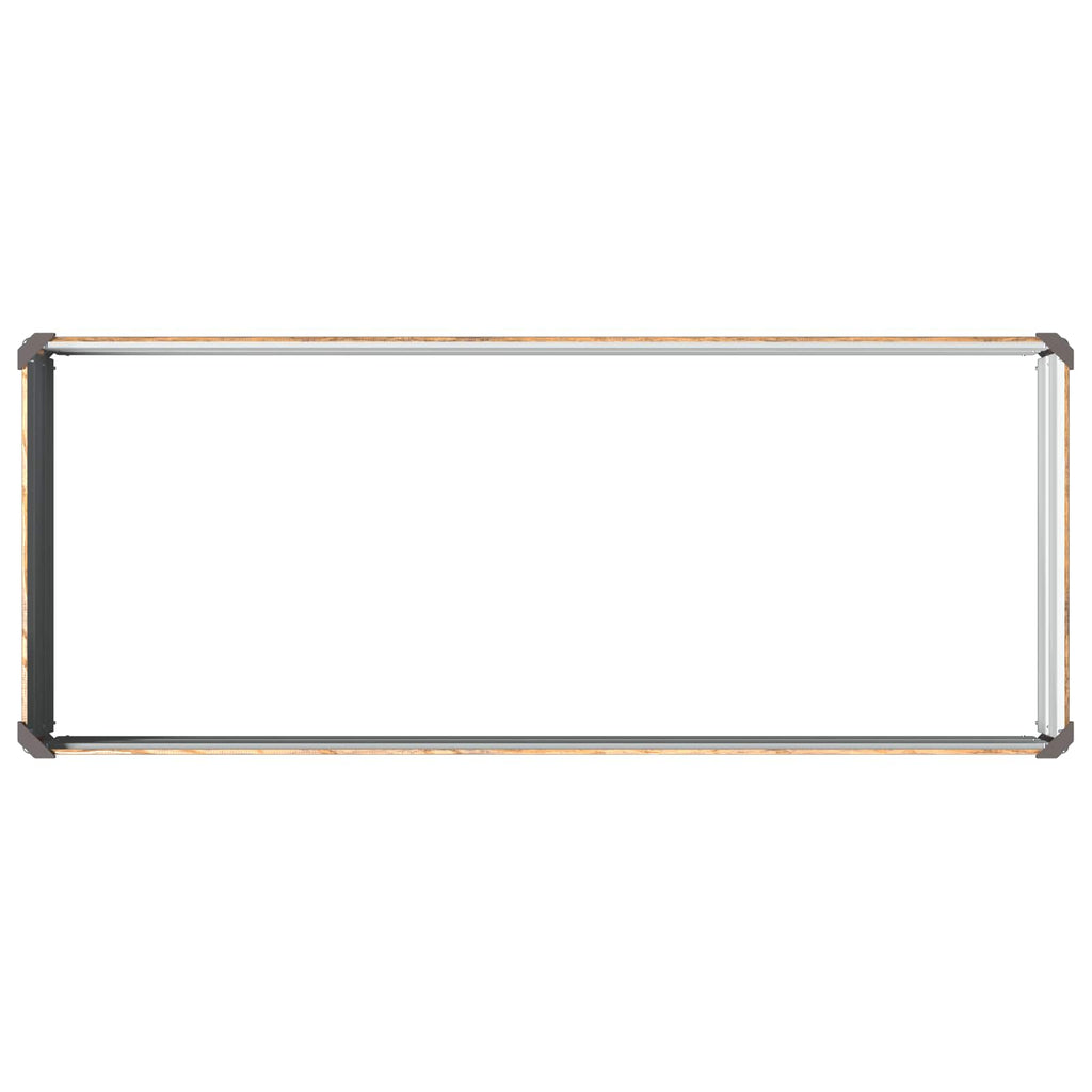 vidaXL Podniesione Łóżko Ogrodowe Brązowy Drewno 100 x 40 x 24 cm