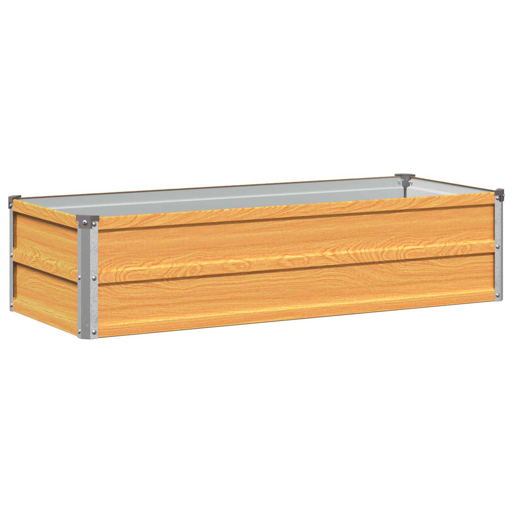 vidaXL Podniesione Łóżko Ogrodowe naturalny 100 x 40 x 24 cm