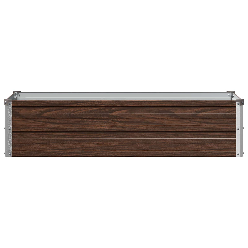 vidaXL Podniesione Łóżko Ogrodowe Czarny 100 x 40 x 24 cm