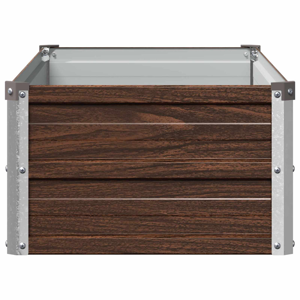 vidaXL Podniesione Łóżko Ogrodowe Czarny 100 x 40 x 24 cm