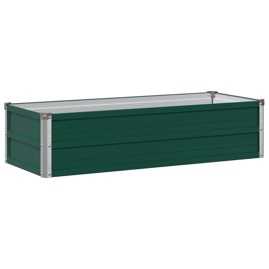 vidaXL Podniesione Łóżko Ogrodowe zielony 100 x 40 x 24 cm