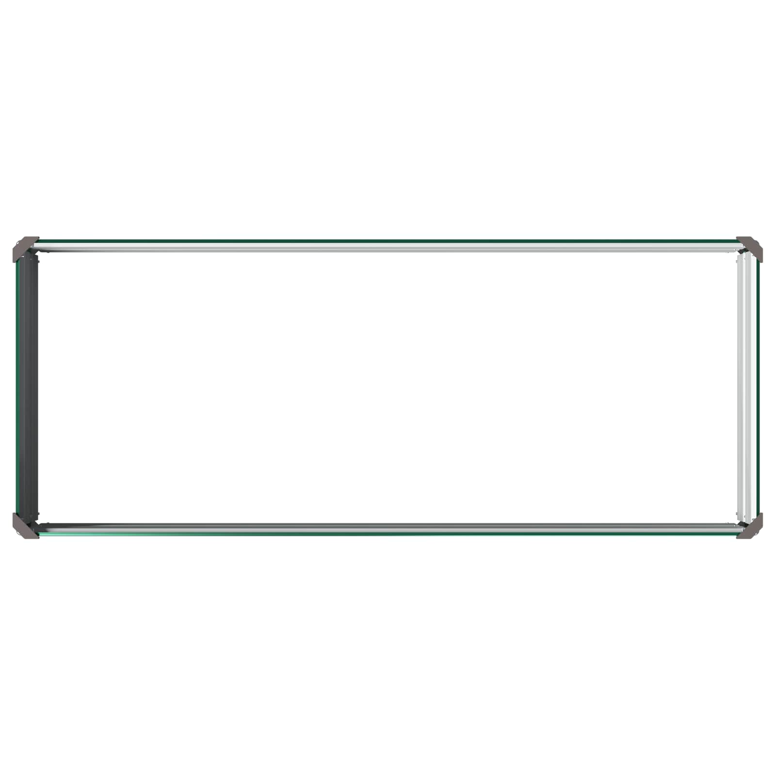 vidaXL Podniesione Łóżko Ogrodowe zielony 100 x 40 x 24 cm