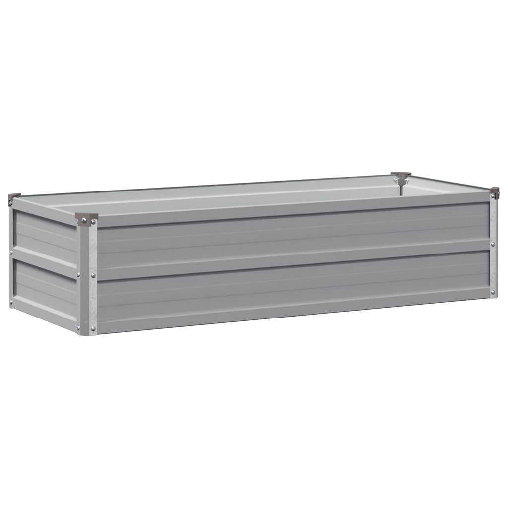 vidaXL Podniesione Łóżko Ogrodowe Szary 100 x 40 x 24 cm