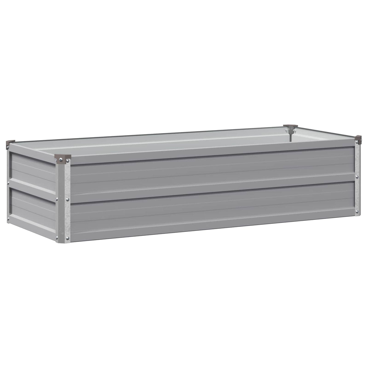 vidaXL Podniesione Łóżko Ogrodowe Szary 100 x 40 x 24 cm