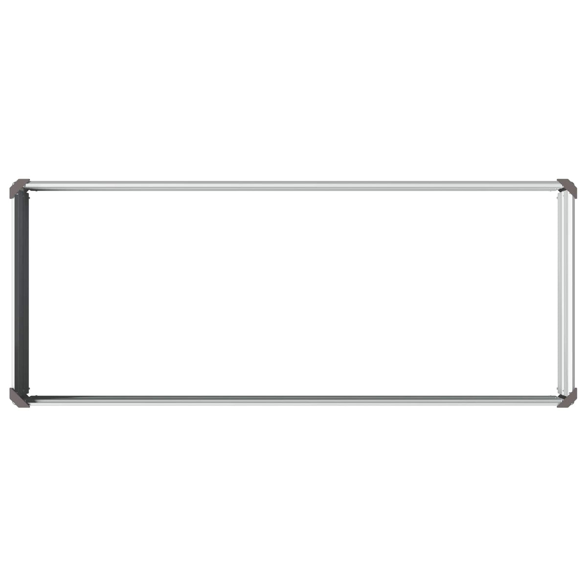 vidaXL Podniesione Łóżko Ogrodowe Szary 100 x 40 x 24 cm
