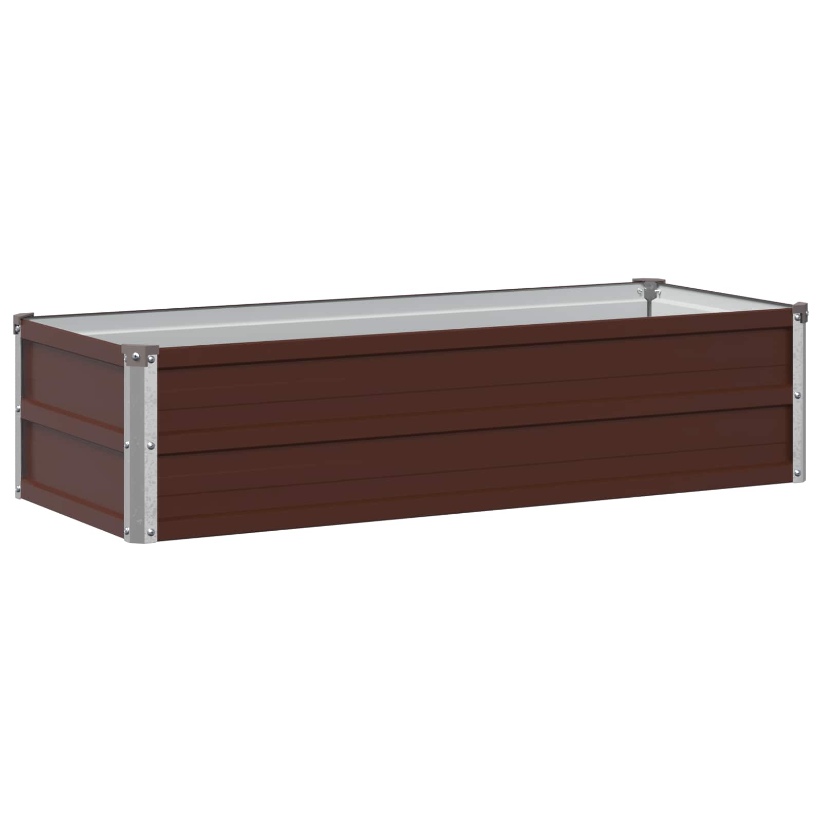 vidaXL Podniesione Łóżko Ogrodowe brązowy 100 x 40 x 24 cm