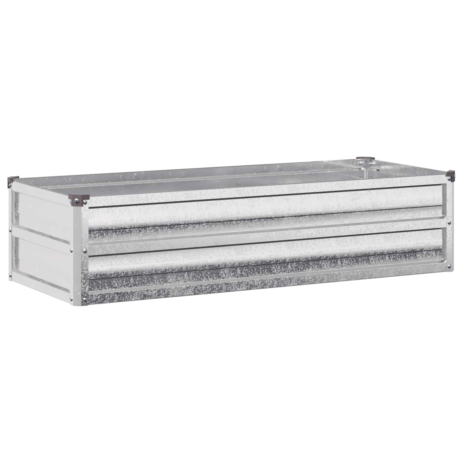 vidaXL Podniesione Łóżko Ogrodowe srebrny 100 x 40 x 24 cm Ocynkowany