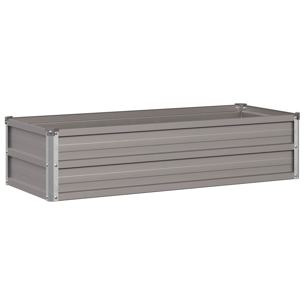 vidaXL Podniesione Łóżko Ogrodowe Rdzawy 100 x 40 x 24 cm tektura