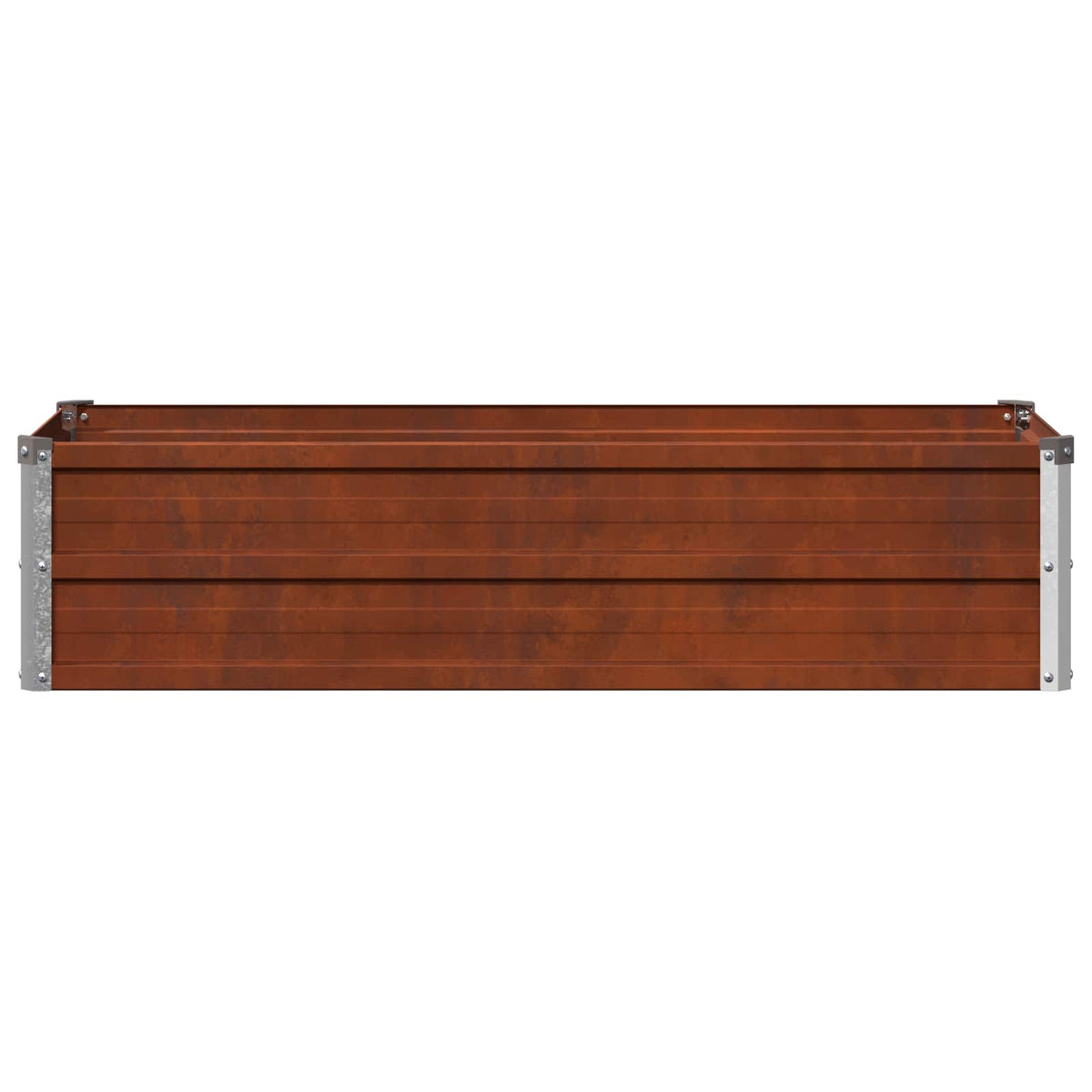 vidaXL Podniesione Łóżko Ogrodowe Rdzawy 100 x 40 x 24 cm tektura