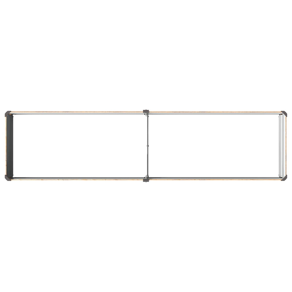 vidaXL Podniesione Łóżko Ogrodowe Brązowy Drewno 160 x 40 x 24 cm