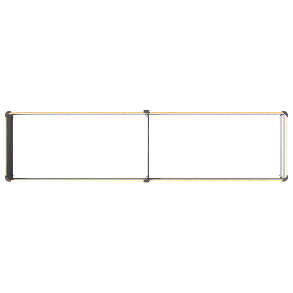 vidaXL Podniesione Łóżko Ogrodowe naturalny 160 x 40 x 24 cm