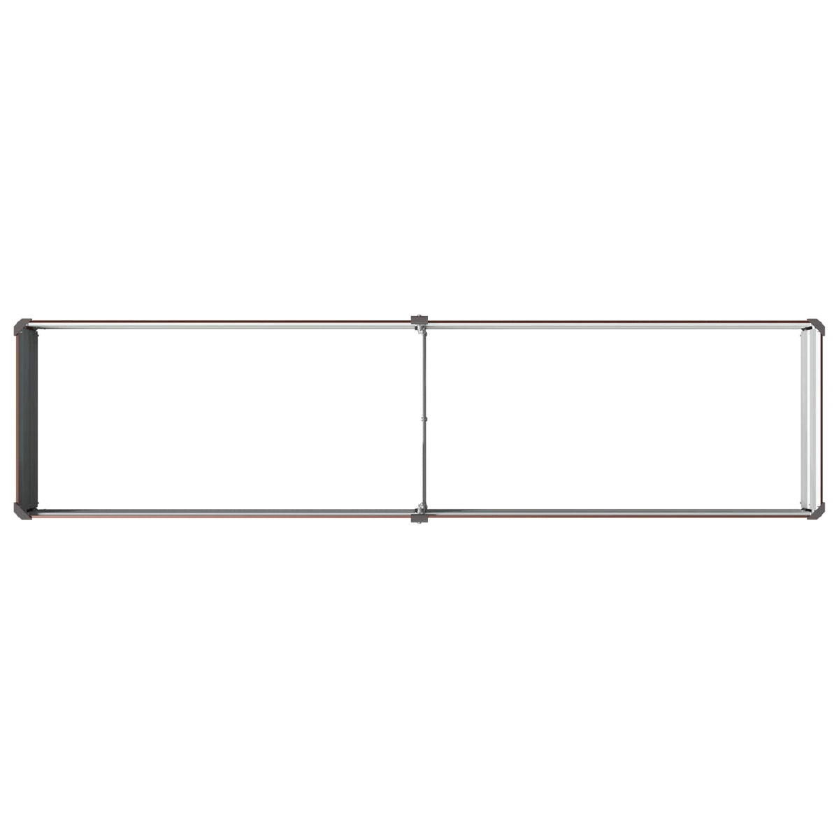 vidaXL Podniesione Łóżko Ogrodowe brązowy 160 x 40 x 24 cm