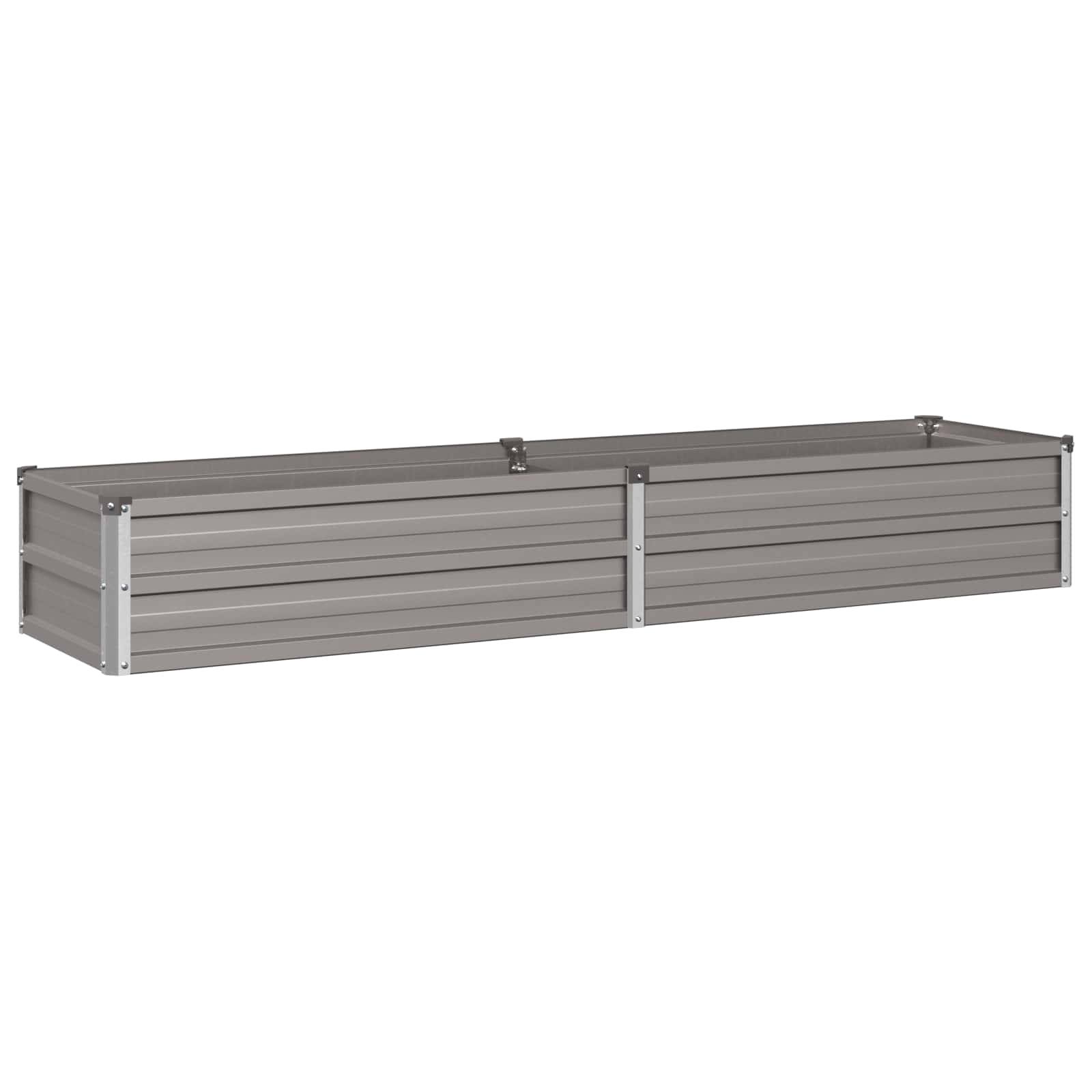 vidaXL Podniesione Łóżko Ogrodowe Rdzawy 160 x 40 x 24 cm tektura