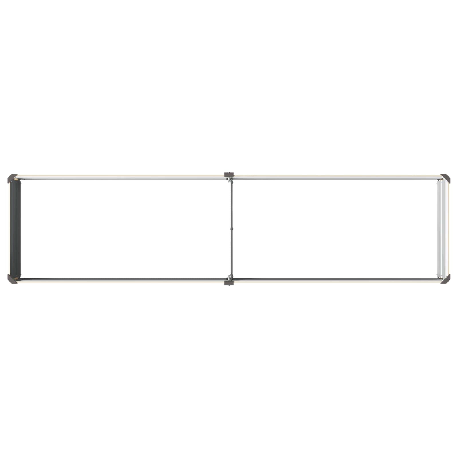 vidaXL Podniesione Łóżko Ogrodowe Kość słoniowa 160 x 40 x 24 cm