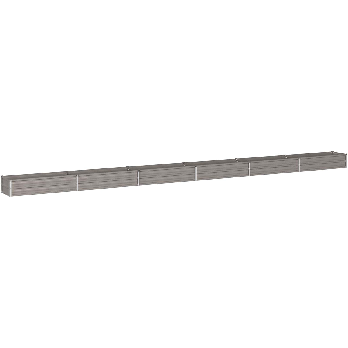 vidaXL Podniesione Łóżko Ogrodowe Rdzawy 600 x 40 x 24 cm tektura