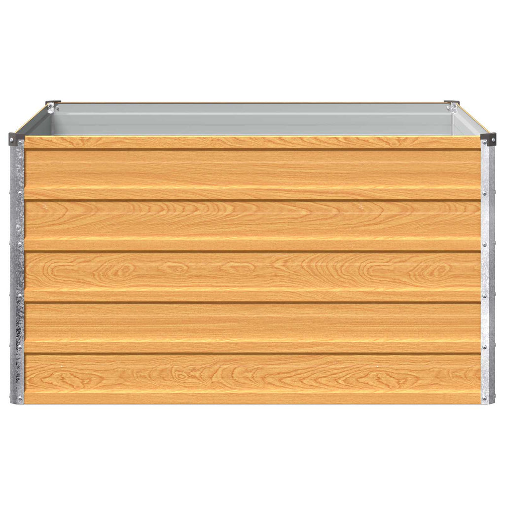 vidaXL Podniesione Łóżko Ogrodowe naturalny 100 x 80 x 55 cm