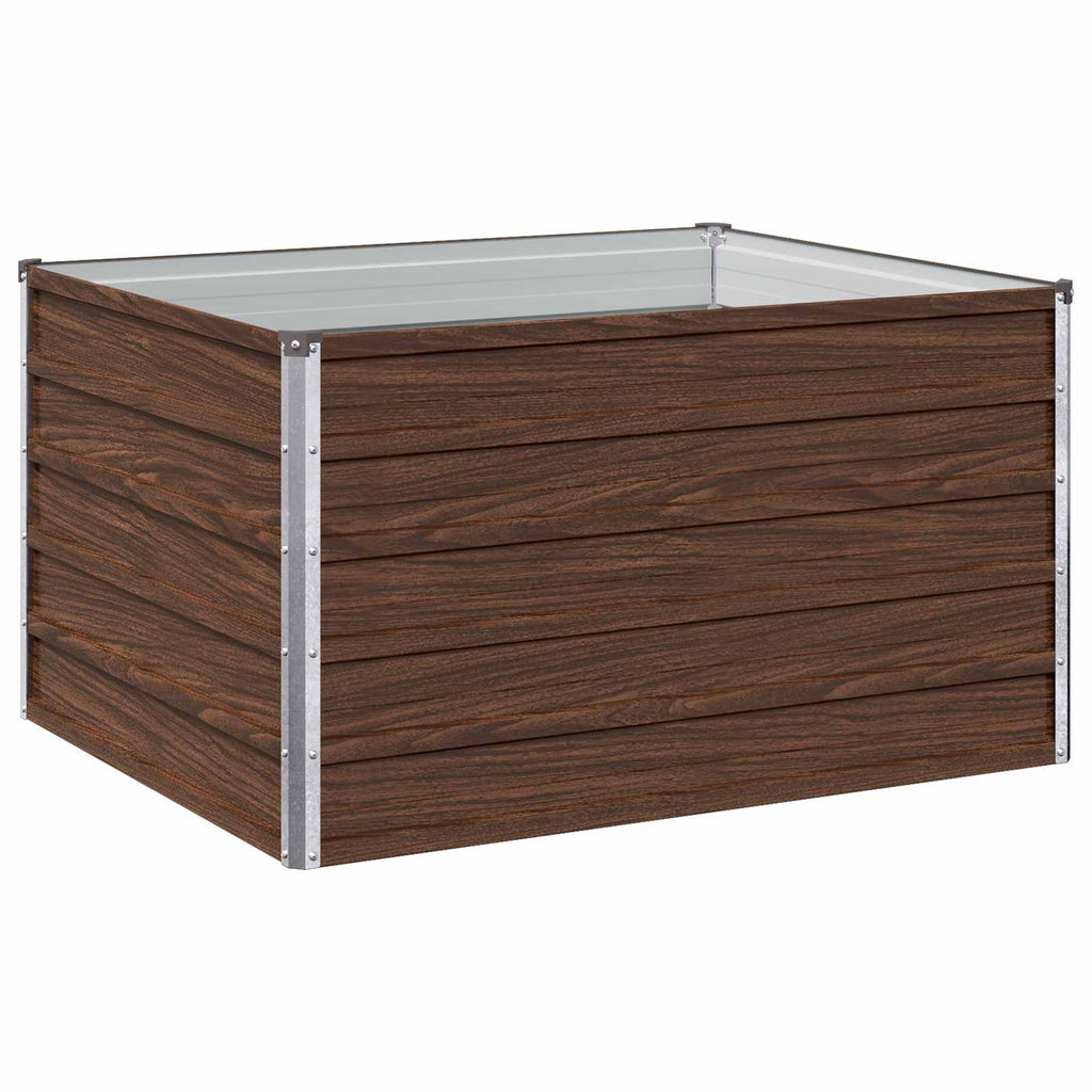 vidaXL Podniesione Łóżko Ogrodowe Czarny 100 x 80 x 55 cm
