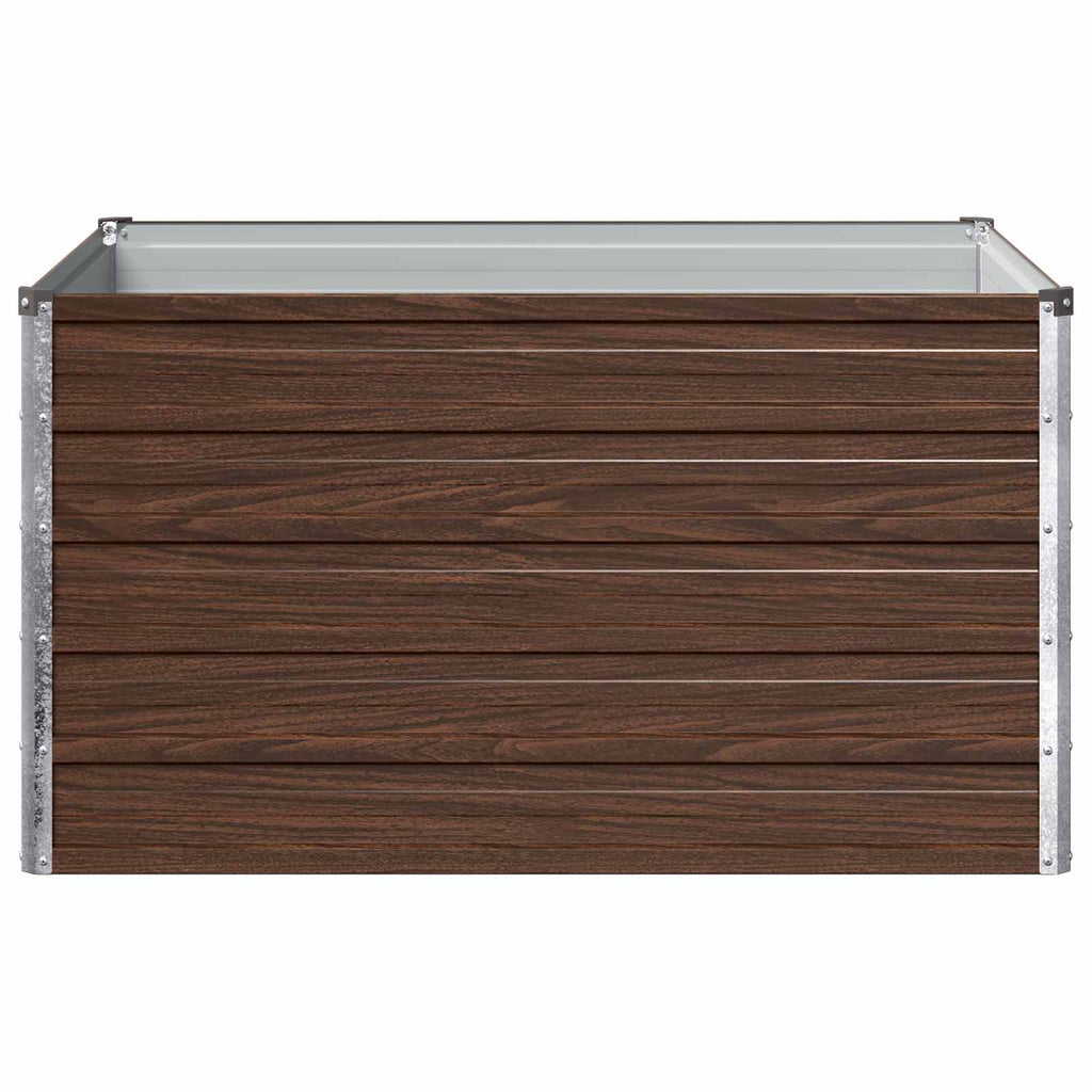 vidaXL Podniesione Łóżko Ogrodowe Czarny 100 x 80 x 55 cm