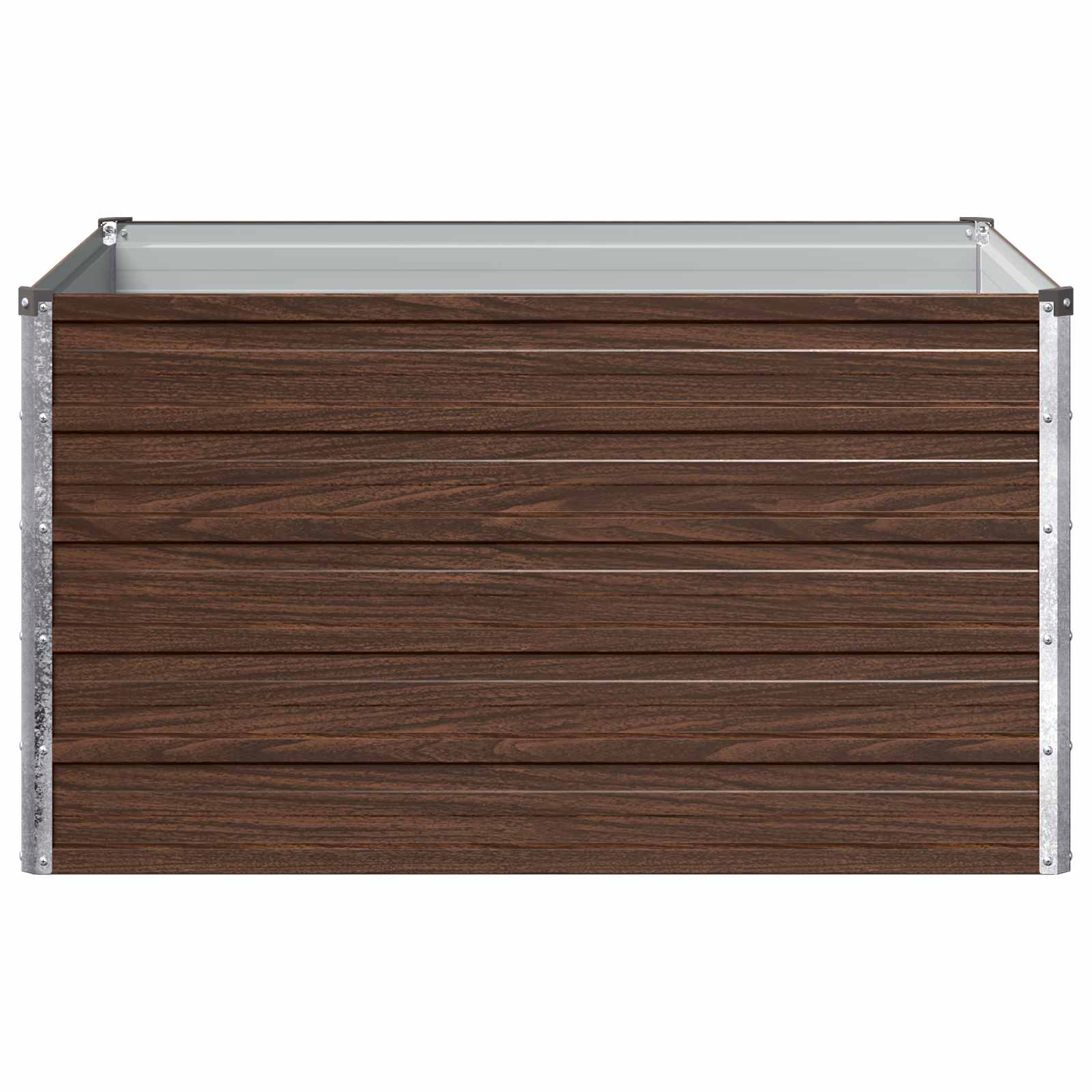 vidaXL Podniesione Łóżko Ogrodowe Czarny 100 x 80 x 55 cm