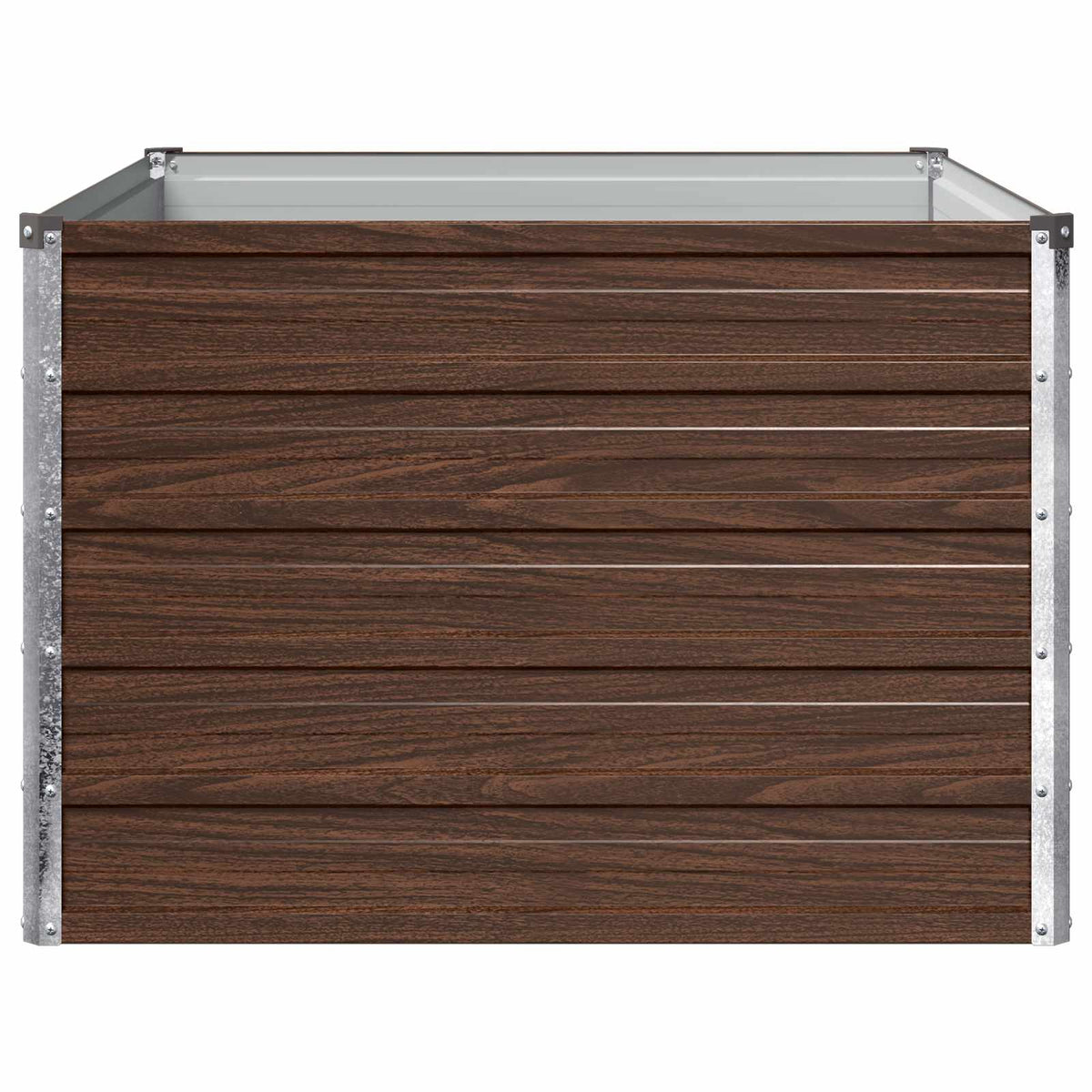 vidaXL Podniesione Łóżko Ogrodowe Czarny 100 x 80 x 55 cm