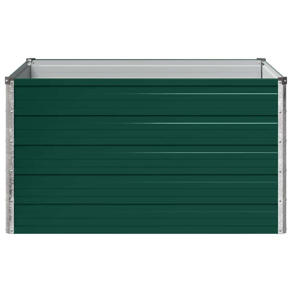 vidaXL Podniesione Łóżko Ogrodowe zielony 100 x 80 x 55 cm