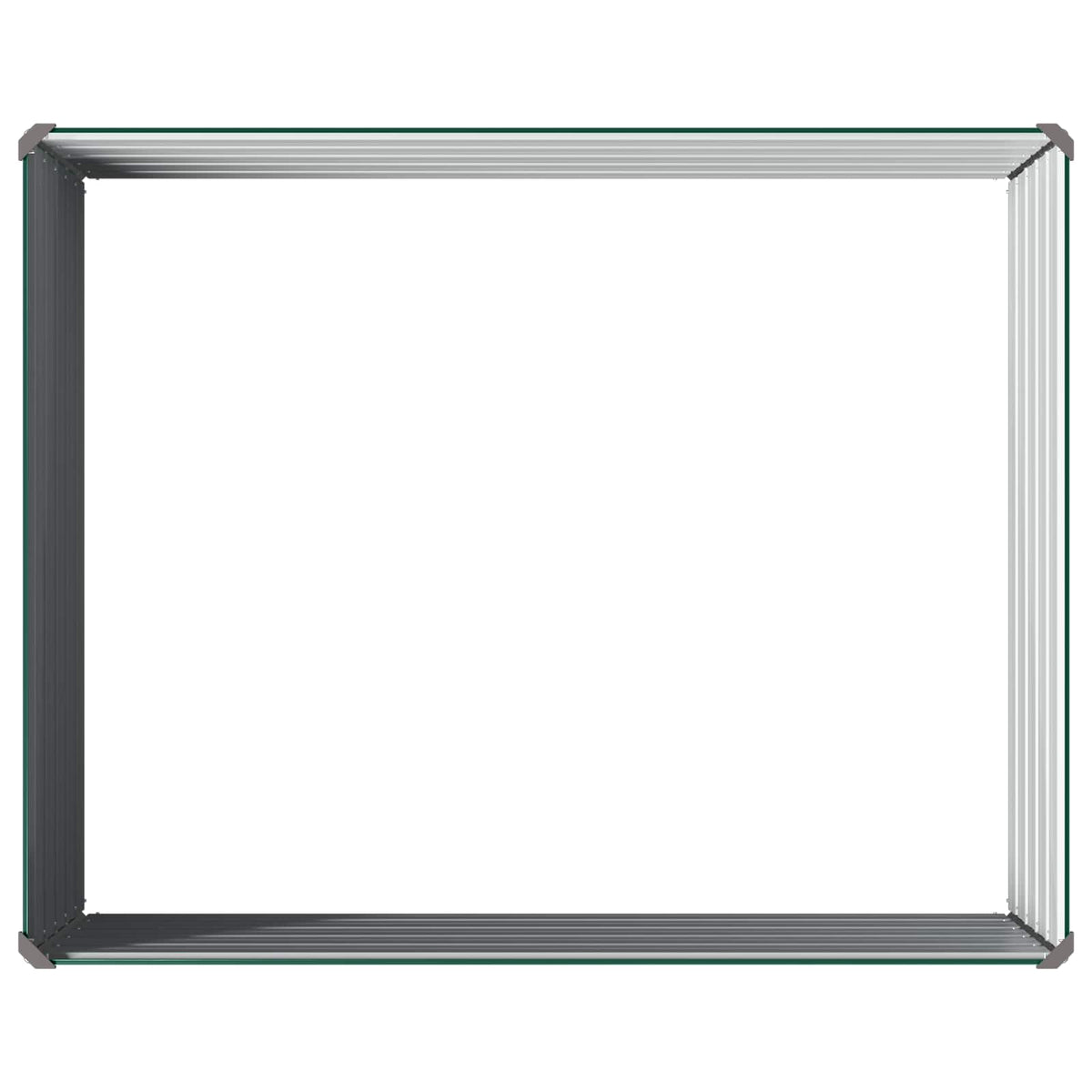 vidaXL Podniesione Łóżko Ogrodowe zielony 100 x 80 x 55 cm