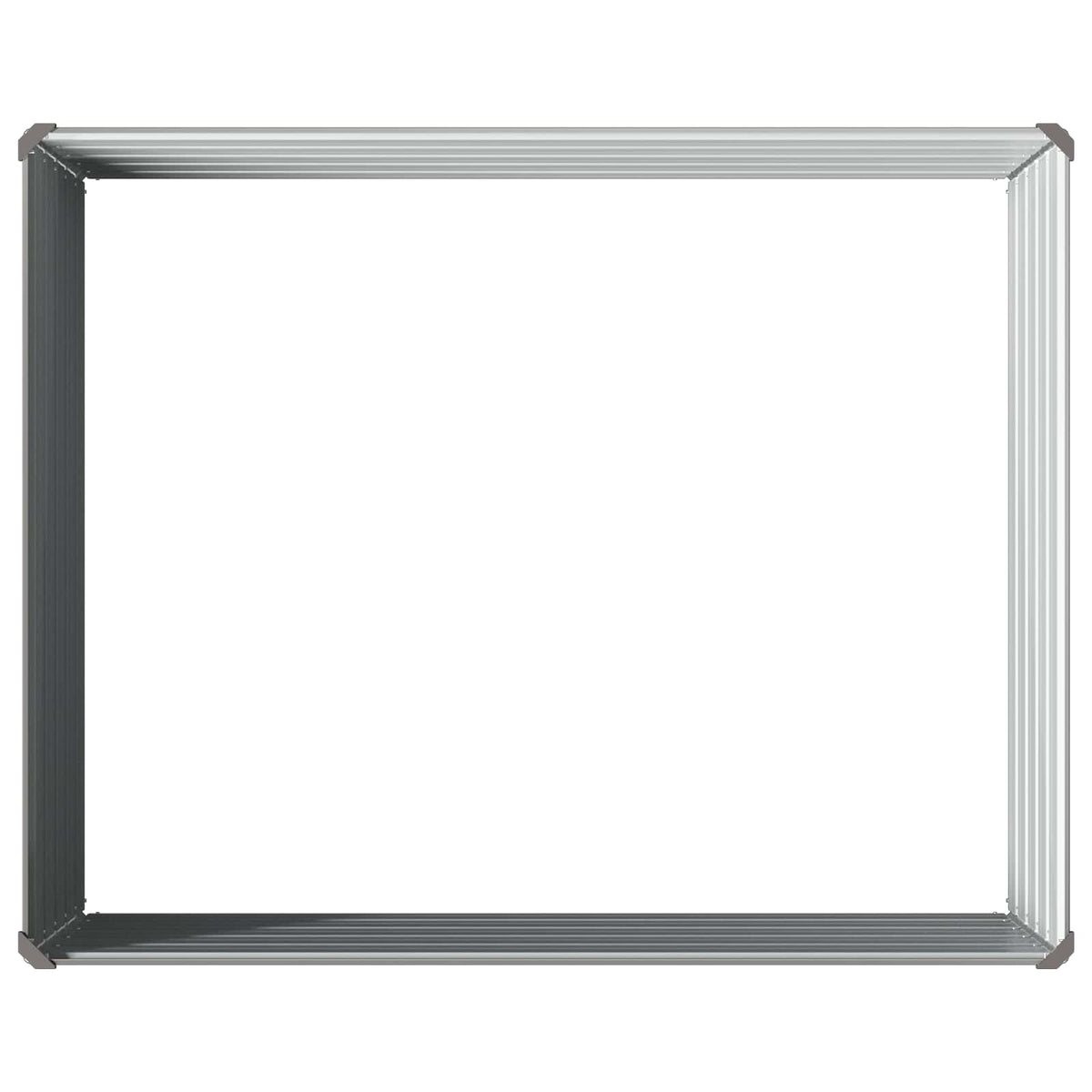 vidaXL Podniesione Łóżko Ogrodowe Szary 100 x 80 x 55 cm