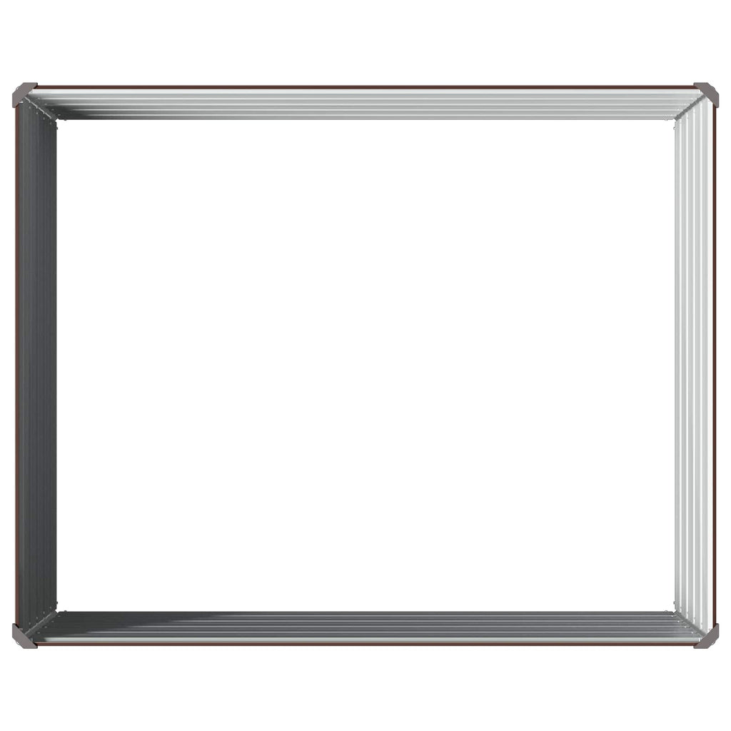 vidaXL Podniesione Łóżko Ogrodowe brązowy 100 x 80 x 55 cm