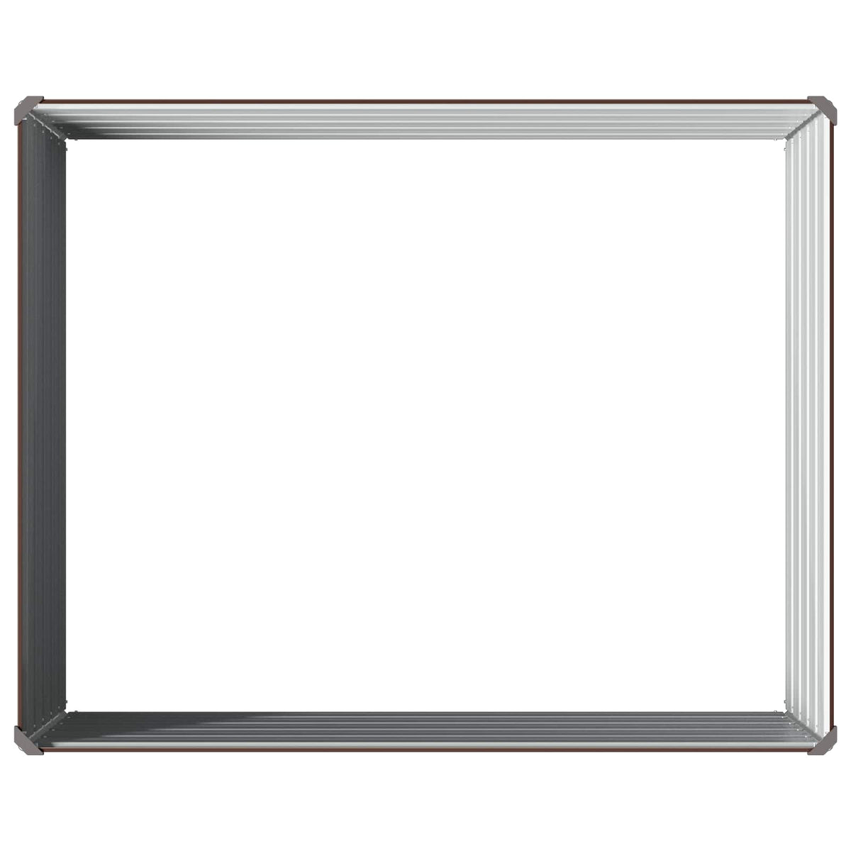 vidaXL Podniesione Łóżko Ogrodowe brązowy 100 x 80 x 55 cm