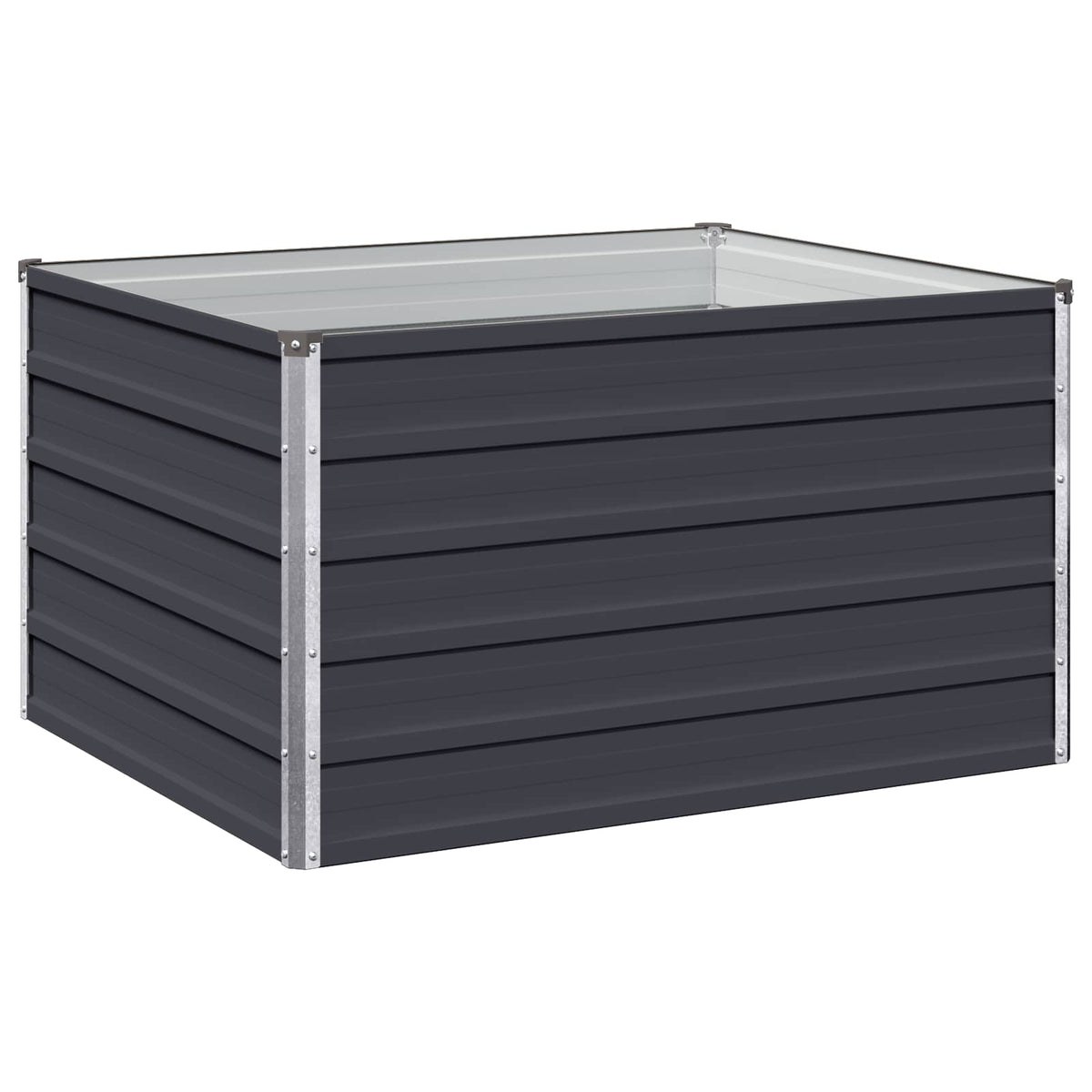vidaXL Podniesione Łóżko Ogrodowe antracytowy 100 x 80 x 55 cm