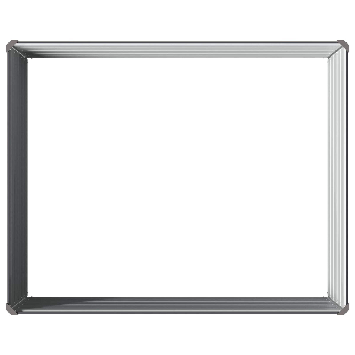 vidaXL Podniesione Łóżko Ogrodowe antracytowy 100 x 80 x 55 cm
